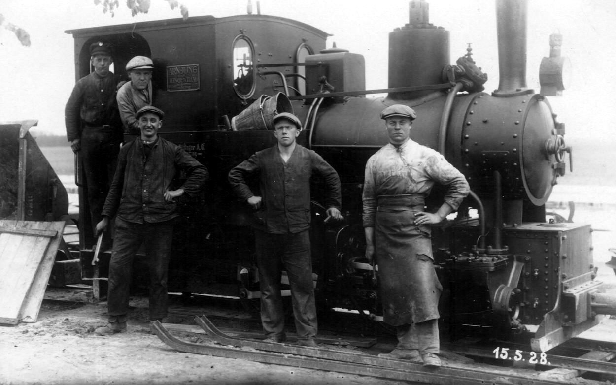 Feldbahnlokomotive 15.5.1928
(aus dem Nachlass von Hein Sonnenberg)